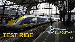 Eurostar Testrit op Den Haag Hollands Spoor en Amsterdam Centraal [upl. by Peyter]