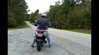 2002 BMW F650GS Stock Exhaust Test [upl. by Selda]