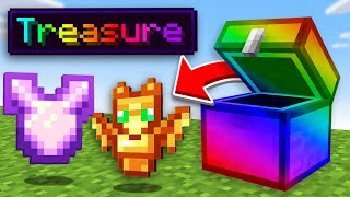 I Added CUSTOM TREASURE to Minecraft [upl. by Ehc]