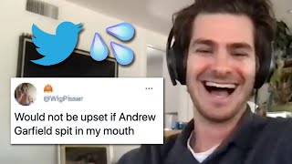 Andrew Garfield Reads Thirst Tweets [upl. by Ahsiei]