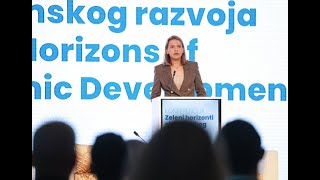 Regionalna konferencija Zeleni horizonti ekonomskog razvoja Predsjednica Privredne komore Crne Gore [upl. by Wallack749]