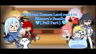 💙💛10 Great Demon Lord react to Rimurus Family 💙💛 Full Part [upl. by Ruel]