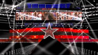 wwe wrestlemania 32  shawn michaels entrance stage animation [upl. by Gamages]