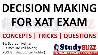 Decision Making for XAT exam Complete concepts useful tricks and important questions [upl. by Valentine]