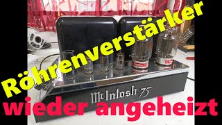 Röhren Hifi Verstärker Mcintosh MC 75 defekt reparieren Tube Amplifier repair [upl. by Eyma]