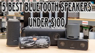 Best 5 Bluetooth Speakers under 100 dollars  2024 Bluetooth speakers Reviews [upl. by Aldredge]