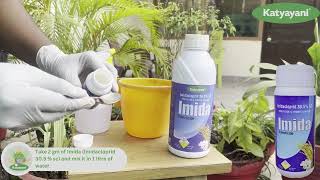 How to Use Katyayani IMIDA  IMIDACLOPRID 305 SC  Organic Farming  Agriculture insecticide [upl. by Ludwig]