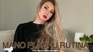 MANO PLAUKŲ RUTINA 💆🏼‍♀️ KAIP UŽSIAUGINTI ILGUS PLAUKUS 💇🏼‍♀️ [upl. by Nire]