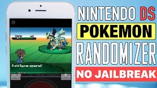 NEW How to Get Randomized NDS Pokemon Games on your iOS Device NO COMPUTER NO JAILBREAK [upl. by Rufe]