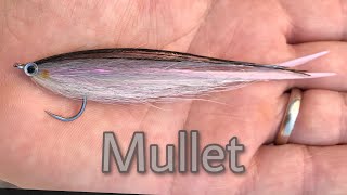 Fly Tying  Mullet minnow [upl. by Jammal]