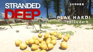 Stranded Deep  Lets Play HARD Episode 8 Coconuts Palm Bunches and more [upl. by Awra834]