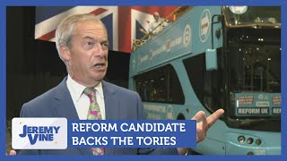 Reform candidate backs the Tories  Jeremy Vine [upl. by Yemirej]