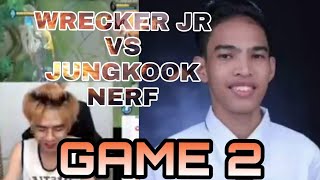 WRECKER JR VS JUNGKOOK GUSION TO GUSION LAUGH TRIP GAME 🤣 [upl. by Koo751]