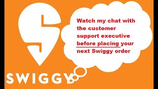 Swiggy customer support chats over bad quality food [upl. by Tega702]