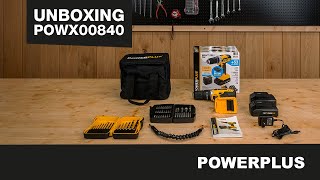 POWERPLUS  POWX00840 klopboor schroefmachine Unboxing [upl. by Gnohp144]