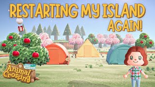 DELETING my island AGAIN for a NEW ISLAND Island Restart  Animal Crossing New Horizons 2023  ACNH [upl. by Aelak]