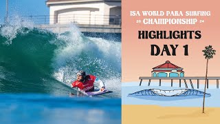 Highlights  Competition Day 1  2024 ISA World Para Surfing Championship [upl. by Etnovad]