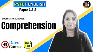 English Comprehension Part4  PSTET English Paper 1 amp 2  PSTET45 Days Crash Course [upl. by Juliane]