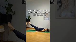 Estabilidad para proteger tu columna vertebral pilatesencasa abdomen espaldasana [upl. by Ayotol]