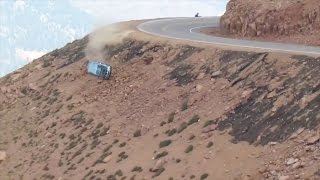 Jeremy Foleys crash at the 2012 Pikes Peak International Hill Climb  Multiple Angles [upl. by Neveda]