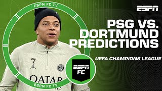 Does PSG have a chance to beat Dortmund Only Ale picks them to win 🔮  ESPN FC [upl. by Anirazc]