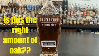 Angels Envy Triple Oak Finished in Hungarian Chinkapin and French Oak Barrels Uncorking [upl. by Merilee181]