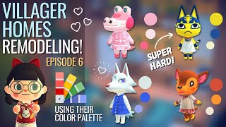 Colour matching VILLAGER HOMES EP6 Gayle Fauna Whitney and Ankha  ACNH  Animal Crossing [upl. by Ahsuoj]