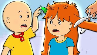 Rosienin ilk saç kesimi  Caillou Türkçe  WildBrain [upl. by Drarig]