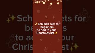 Pt1 Beginner schleich sets to add to your Christmas list🎁 schleich schleichhorseclub [upl. by Slade]