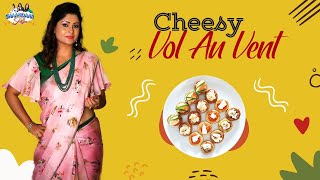 Cheesy Vol Au Vent Recipe in Telugu  Snack Ideas by Shilpa Chakravathy  Shaandaar Shilpa [upl. by Eneleahs]