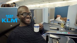 Flying The NEW KLM Business Class Boeing 777300ER Review [upl. by Fredela]