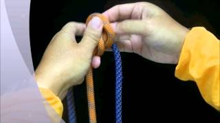 How to tie a Double Fishermans Knot雙漁翁結 [upl. by Ekez]