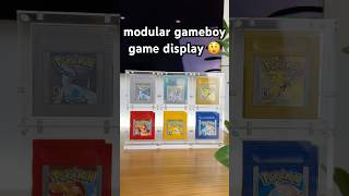 modular gameboy game display 😲 retrogaming gamecollecting gamecollecting pokemon shorts [upl. by Shiri187]