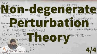 L42 Time independent nondegenerate perturbation theory Problems [upl. by Giacopo]