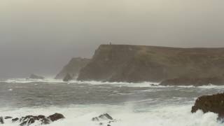 POWERFUL Thunderstorm amp Ocean Sounds for Sleep or Study  Heavy Rain amp Stormy Sea  4K HD Video [upl. by Nahtnaoj814]