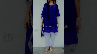 Kaftan Kurti cutting and stitchingshortsytshortskaftankurtiviralsongembroideryytashortstoday [upl. by Onig]