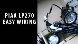 PIAA LP530 and LP270 Easy Wiring Kit [upl. by Reinald]