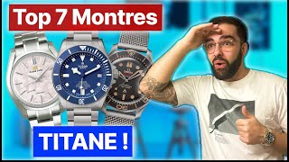 Top 7 Montres En Titane Tudor Omega Grand Seiko [upl. by Areehs]