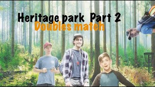 Heritage park part 2 Doubles match [upl. by Yelhs]