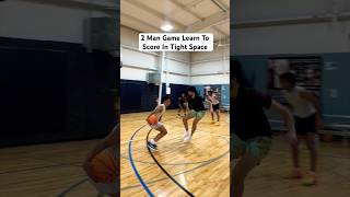 Learn To Score In Tight Spaces 2on2 hooping basketball nba ballislife hoopslife [upl. by Landre314]