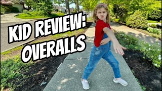 ★★★★★ Epic Fashion KIDSCOOL SPACE Denim Overalls Review amp Demo  Ripped amp Ready for Adventure [upl. by Papke]