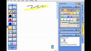 StarBoard Software 90 Tutorial  4 Pen Tool [upl. by Isidora]