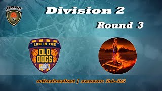 Atlasbasket  Div 2Round 3  OLD DOGS vs ROUKOU BC [upl. by Moina367]