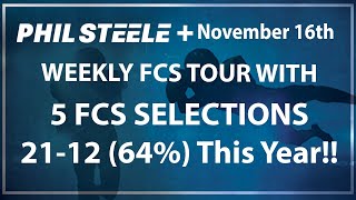 Phil Steele Plus FCS Tour Nov 16th [upl. by Erica362]