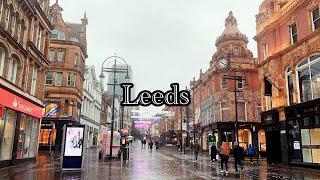 Walking in LeedsSnow amp Rain ❄️🌧️ West Yorkshire  UK [upl. by Uah]