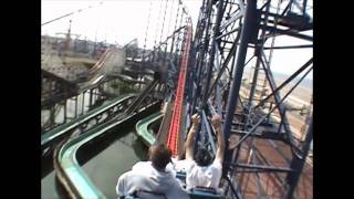 Pepsi Max Big One Roller Coaster Back Seat POV Blackpool Pleasure Beach UK England [upl. by Arik]