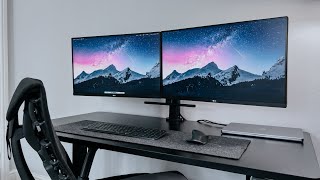 Ultimate Dual Monitor Setup LG Ergo Dual [upl. by Aratas]