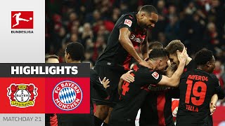 Leverkusen Beat Bayern  Bayer 04 Leverkusen  FC Bayern 30  Highlights  MD 21 – Bundesliga [upl. by Swayne]