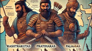 The Tripartite Struggle Clash of Empires in Early Medieval India Pratihara Palas  Rashtrakuta [upl. by Romano]