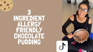 3 ingredient allergy friendly chocolate pudding [upl. by Ransome238]